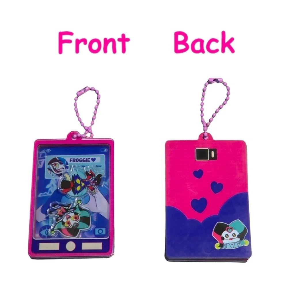 Fizzarolli and Asmodeus Shaker Charm Keychain Helluva Boss Fizz & Oz Cell Phone